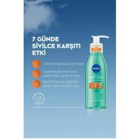 NIVEA Derma Skin Clear Sivilce Karşıtı Yüz Temizleme Jeli 150ml, Gözenek Arındırıcı, Yağlı ve Karma Cilt
