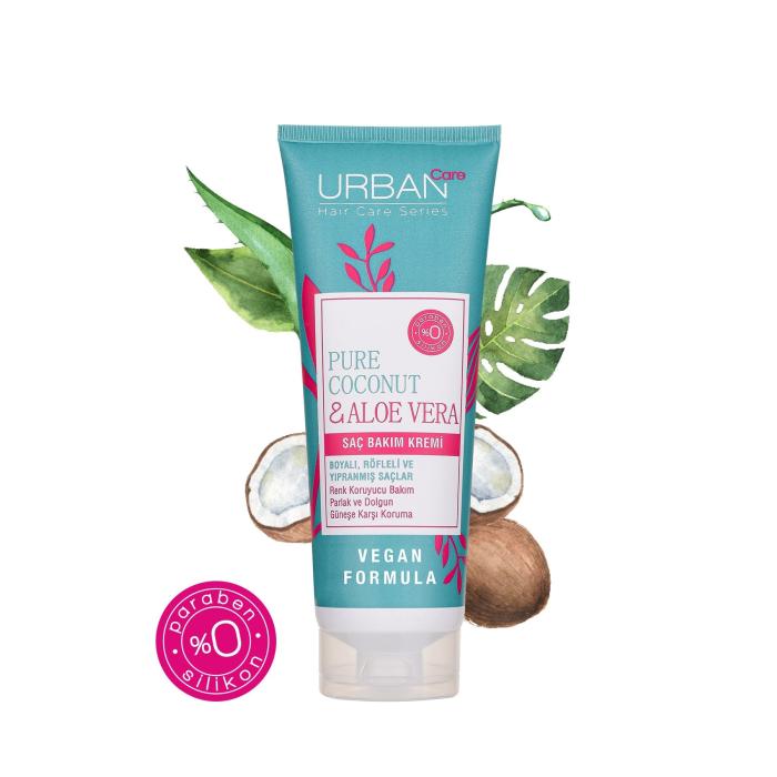 Urban Care Pure Coconut & Aloe Vera Saç Kremi 250 ml