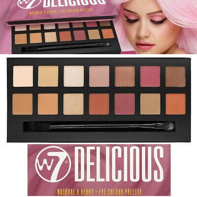 W7, Delicious, Natural & Berry, Eye Colour Palette